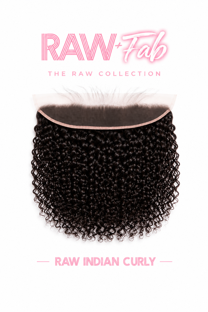 Raw Indian Lace  Frontal