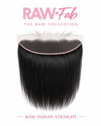 Raw Indian Lace  Frontal