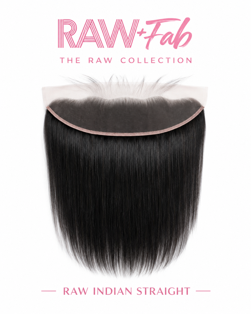 Raw Indian Lace  Frontal