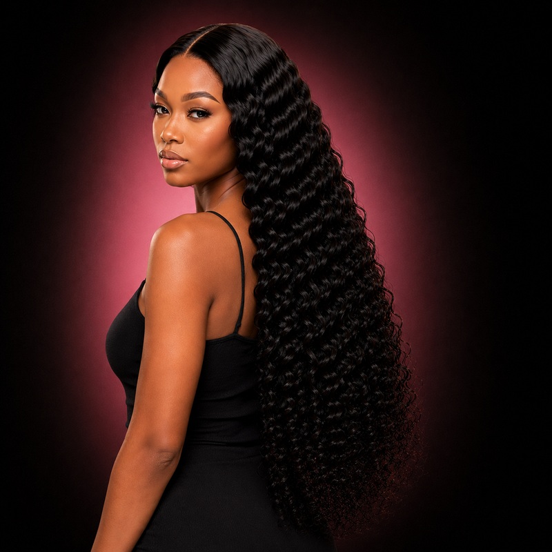 Chic Deep Wave Luxury Wig