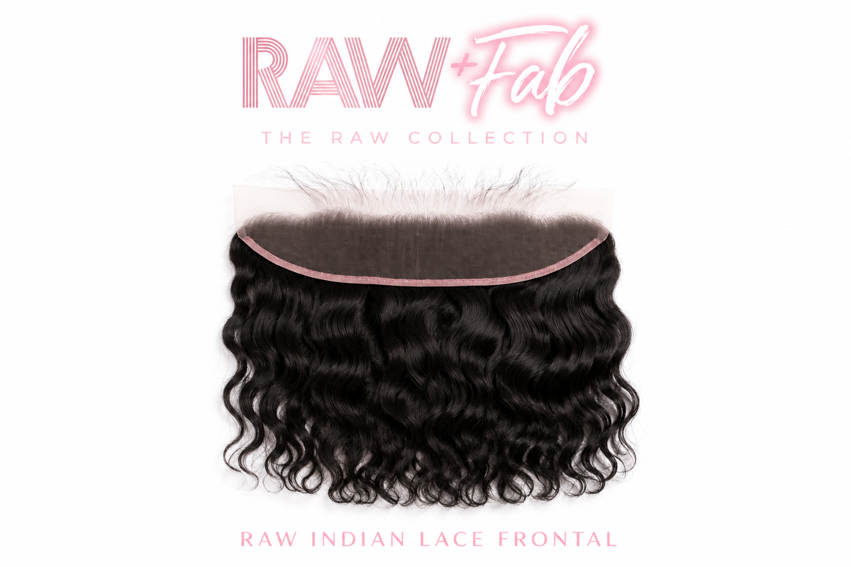 Raw Indian Lace  Frontal