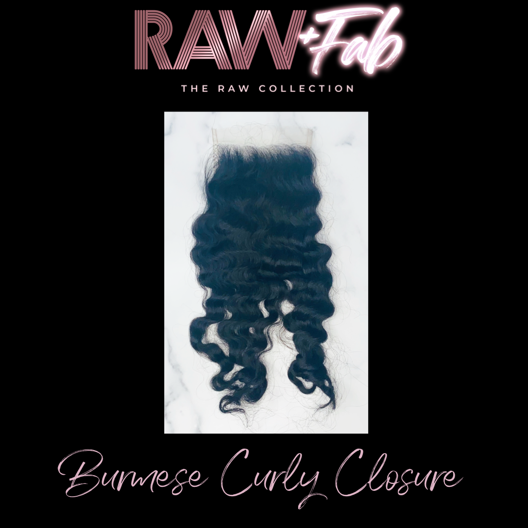 Burmese Curly Closure